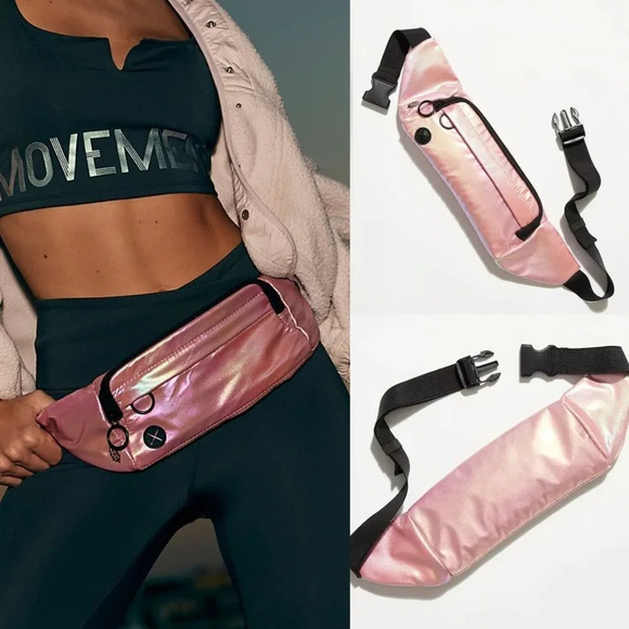 Free People Movement Reflective Sling in Pink NWOT $60 - Picture 1 of 11
